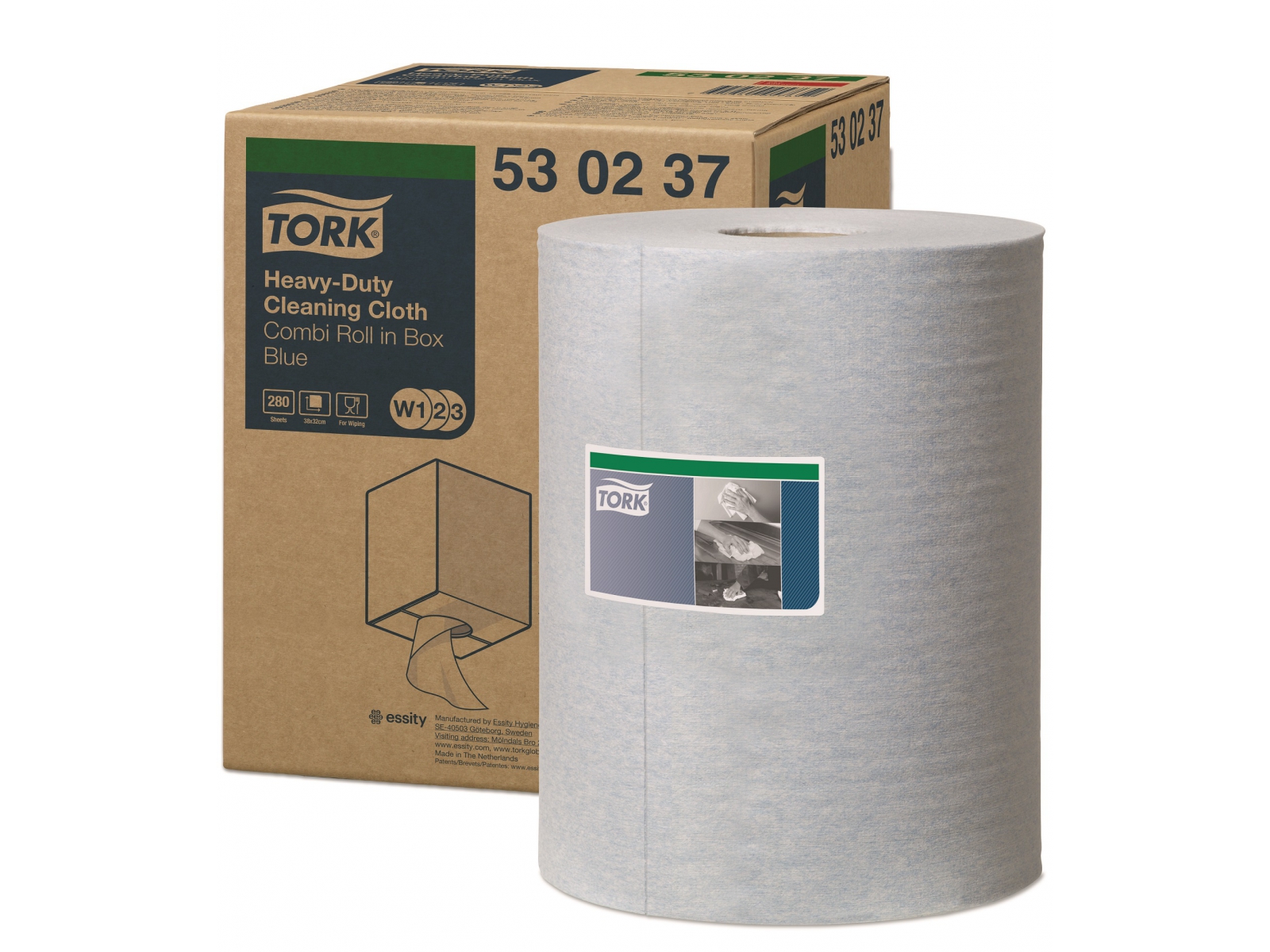 Czyściwo TORK 530237 Trudne Zabrudzenia 106m Blue Rola